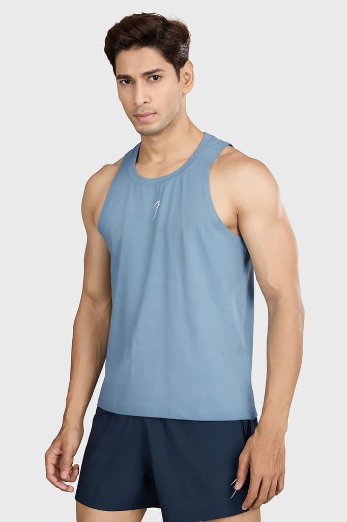 Pulse Running Tank Light Blue — S