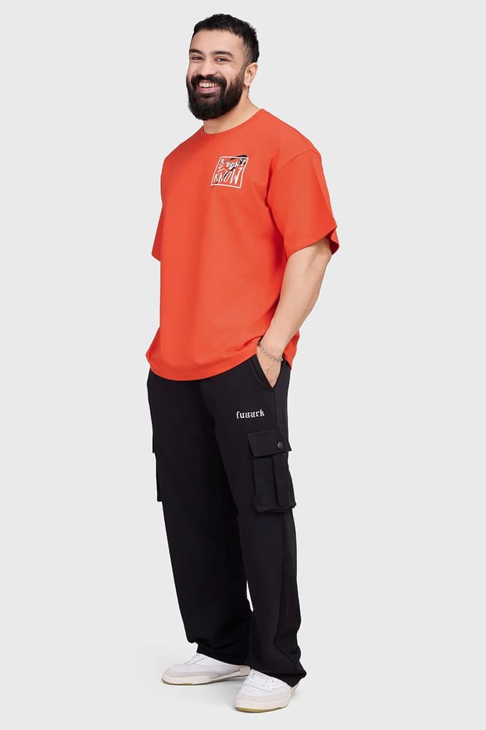 Dapper Oversized T-shirt Orange — photo 8