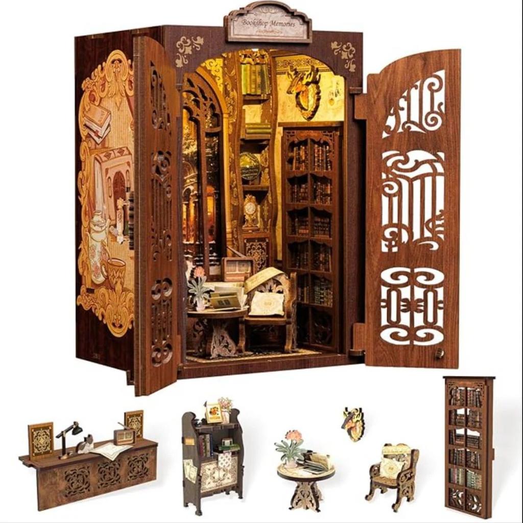 DIY Book Nook Kit | Renaissance-Inspired Miniature Model with LED — photo 7