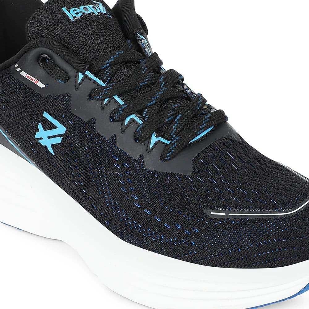 Leap7x Teal Blue Sports Running Shoes For Men GHD-41 By Liberty — photo 5