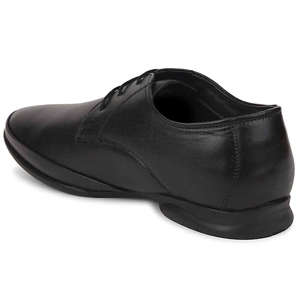Healers Black Formal Lacing Derby Shoes For Men J757-02 By Liberty — photo 4