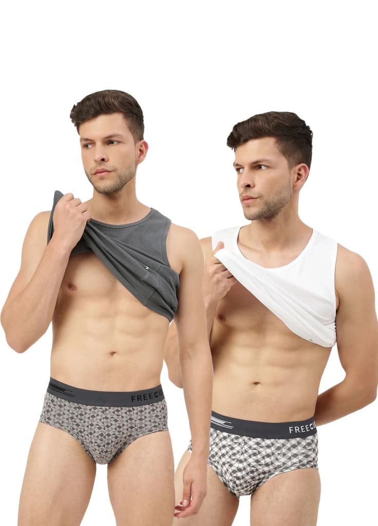 Men's Anti-Bacterial Printed Micro Modal Brief (Pack of 2) — photo 12