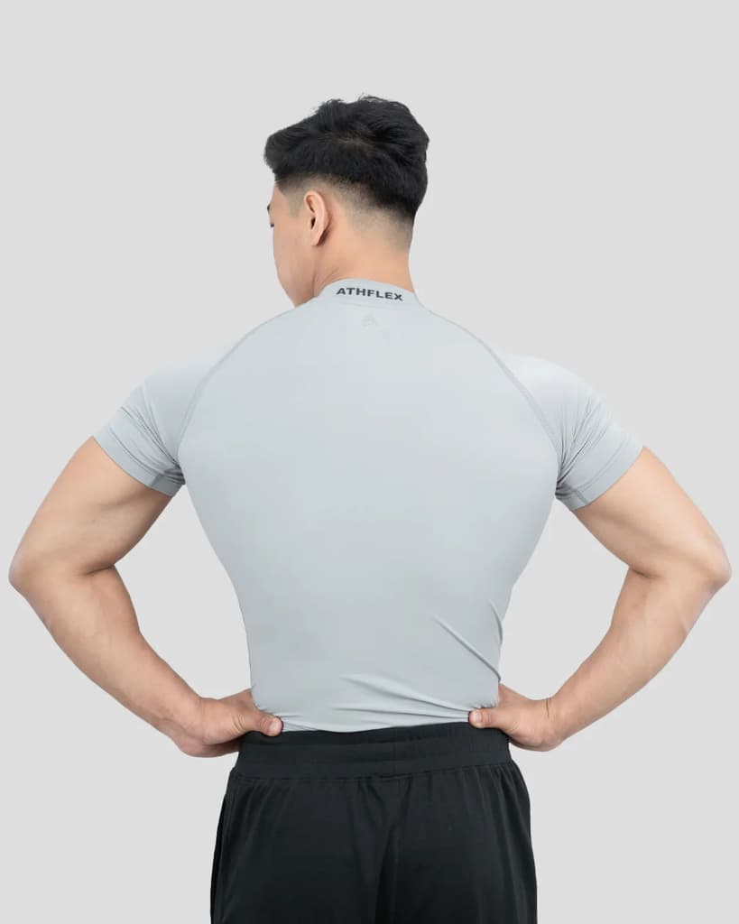 Hustle High Neck Compression T-shirt — photo 4