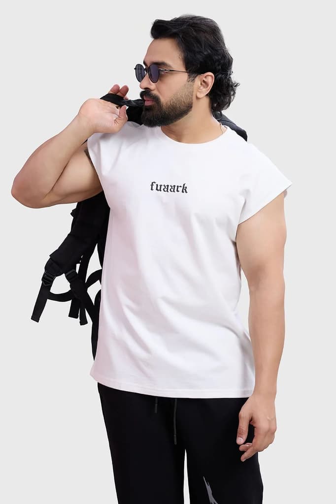 Blackout Capsleeves Tank White — XS