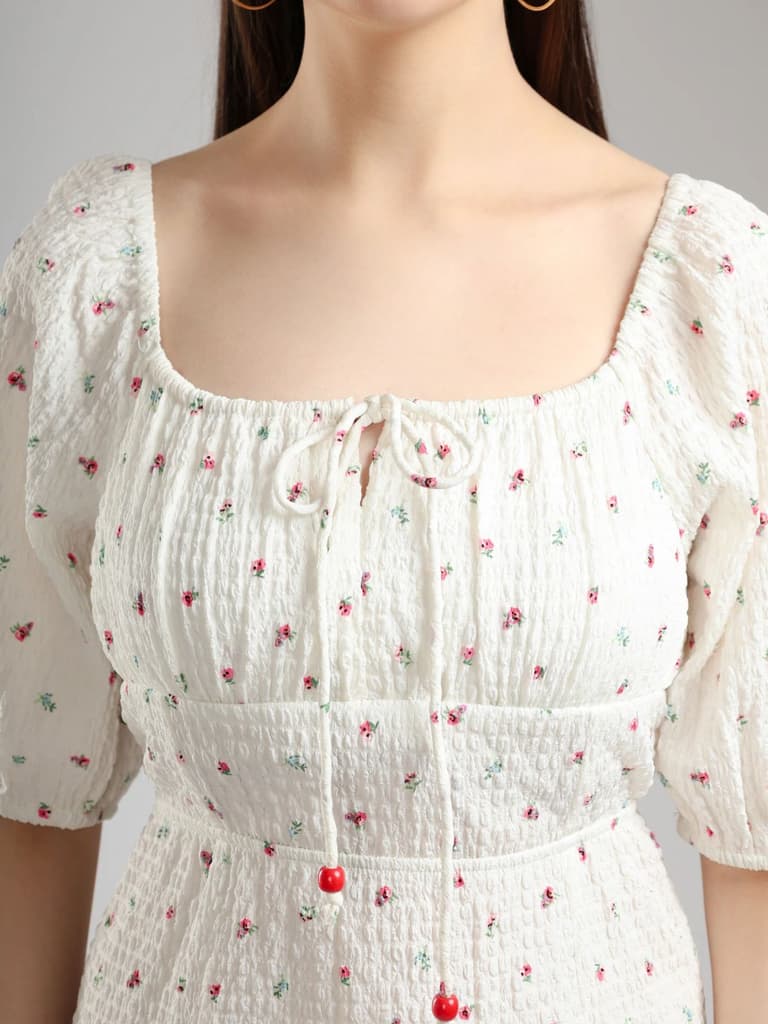 Lara Floral Printed Dress — photo 8