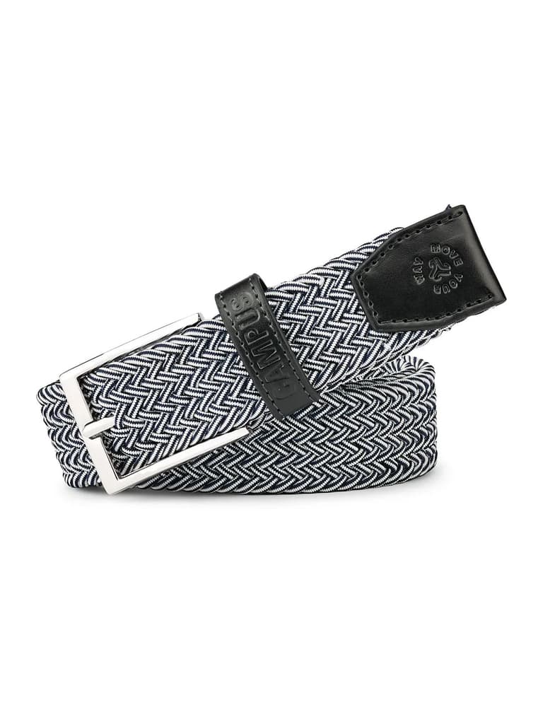 Dual Tone Braided Blue Unisex Belt — photo 4