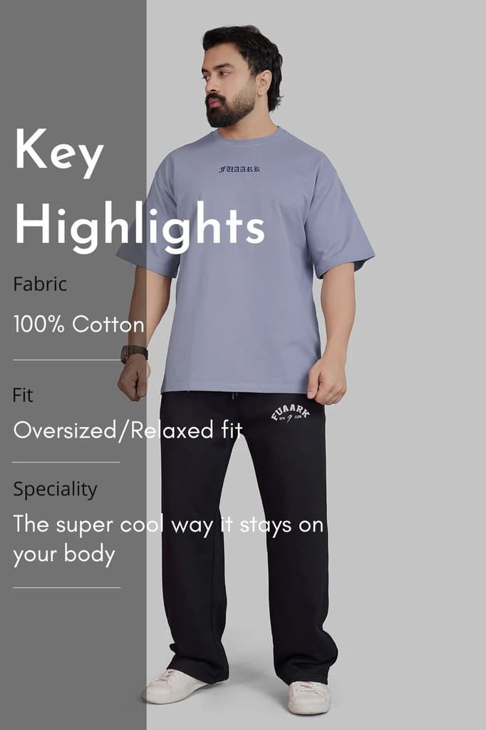 Sword Oversized T-shirt Light Grey — photo 8