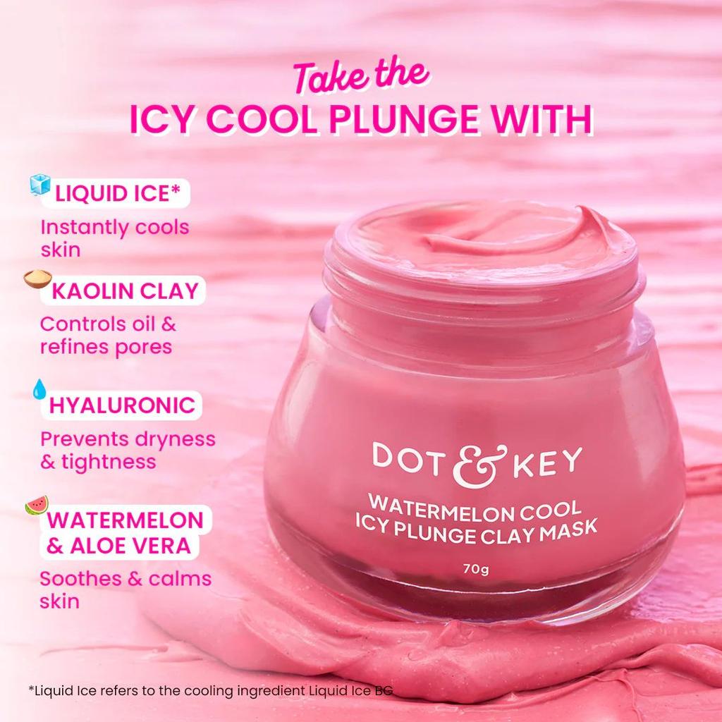 Watermelon Cool Icy Plunge Clay Mask — photo 3