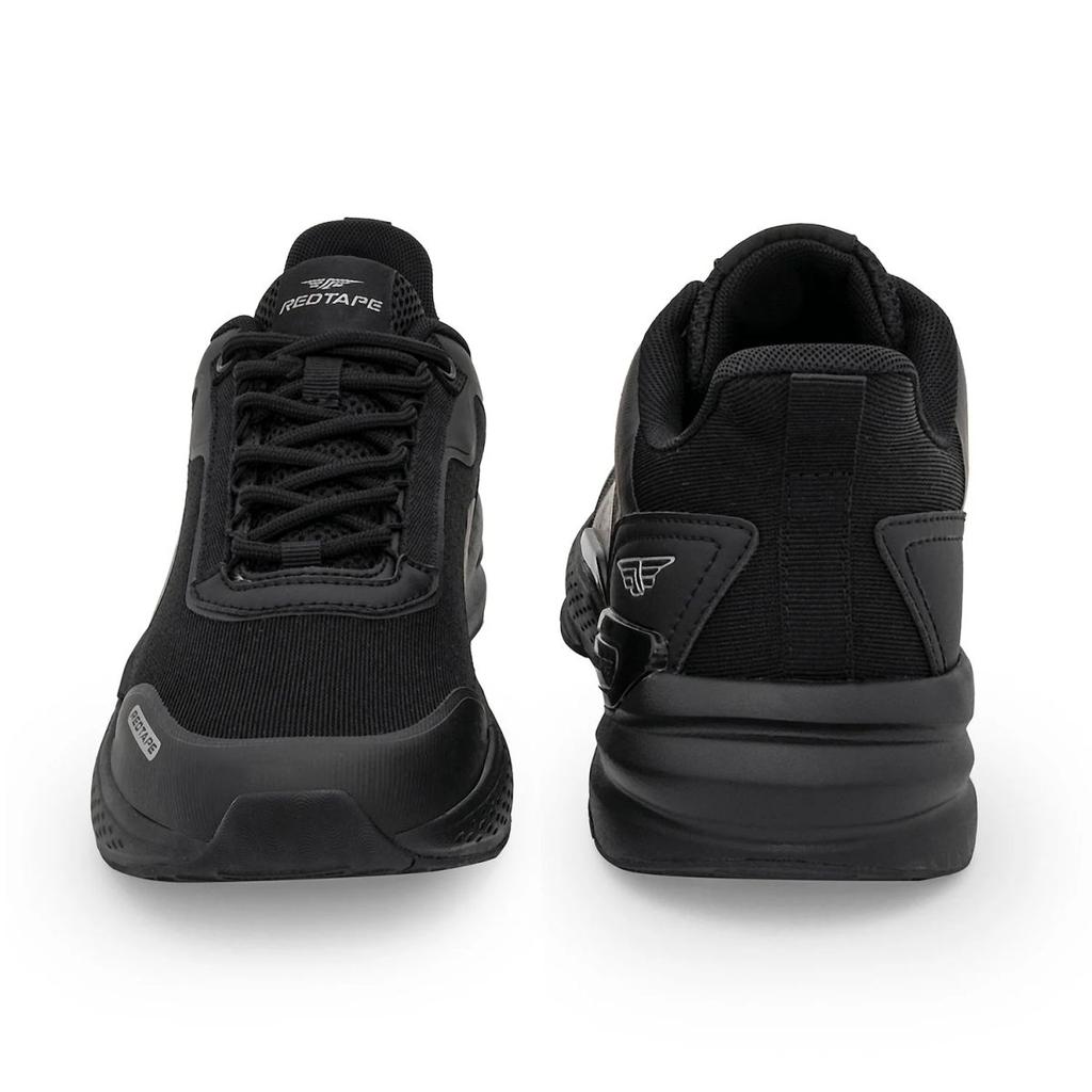Athleisure Sports Shoes for Men in Black | Low-Cut Shoes. — photo 4