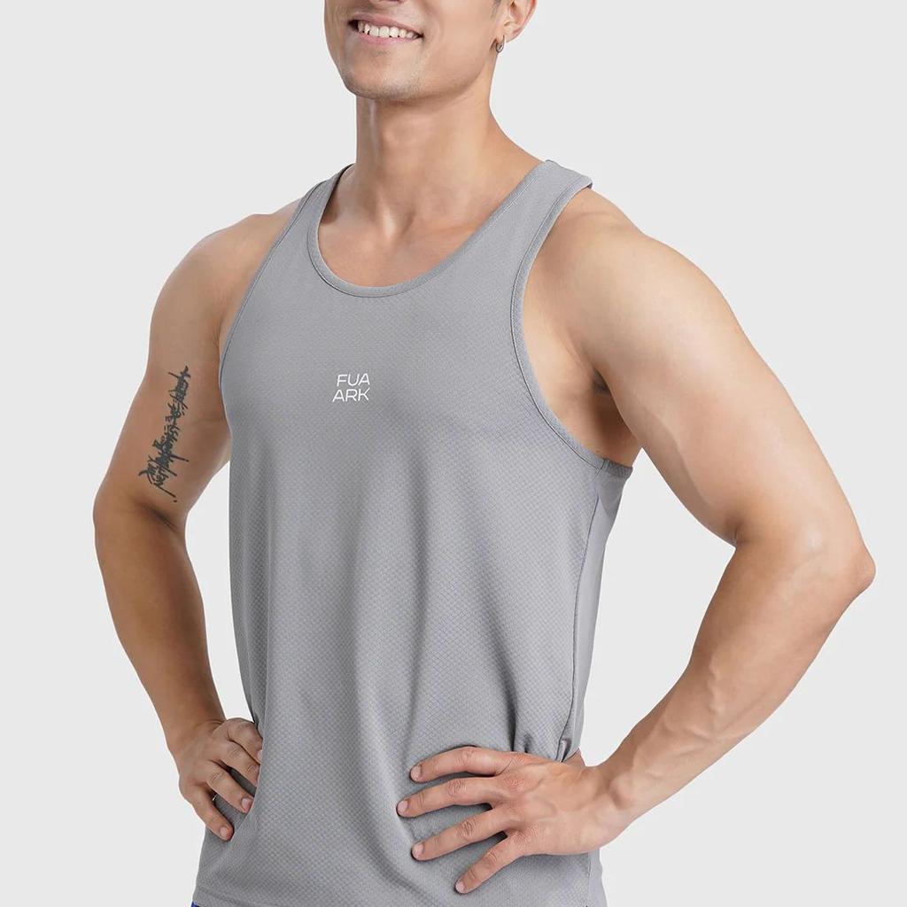 Sprint Running Tank Light Grey