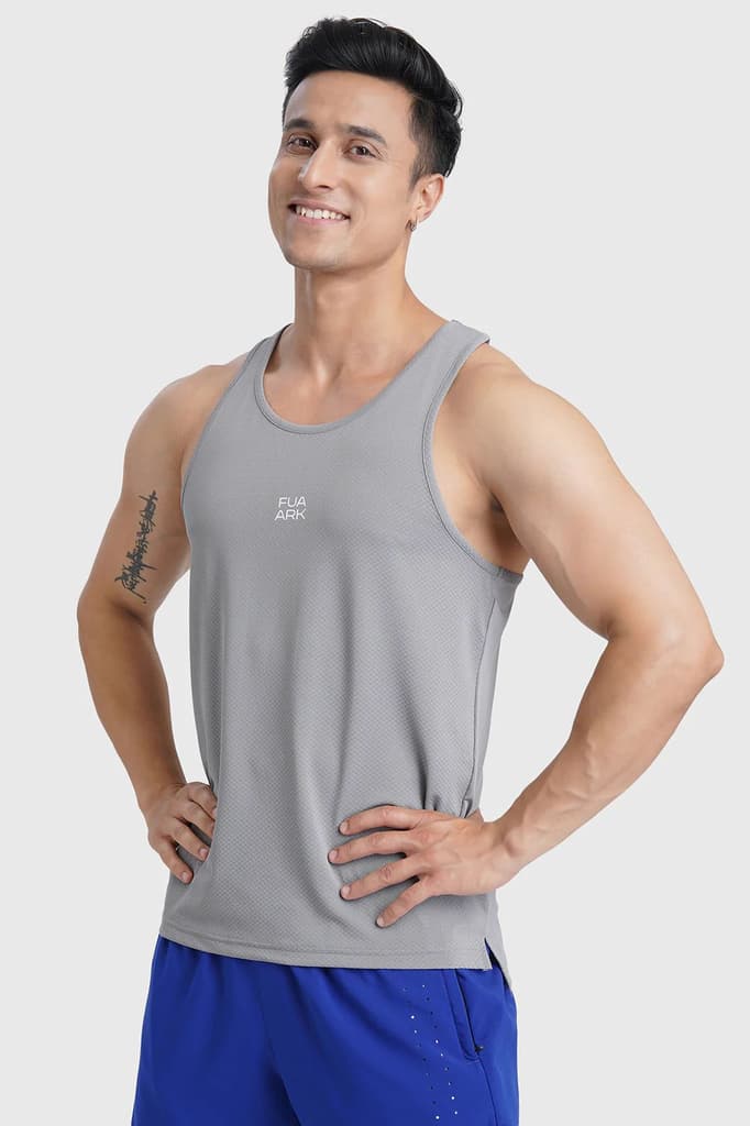 Sprint Running Tank Light Grey — S