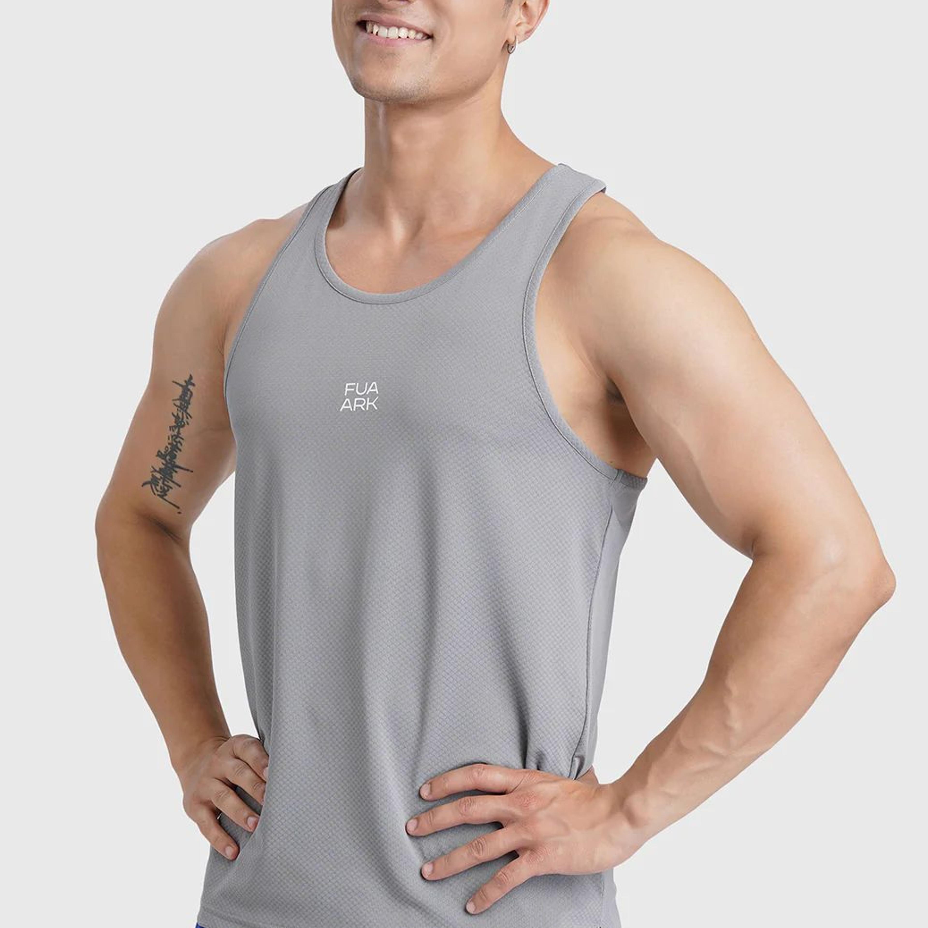 Sprint Running Tank Light Grey
