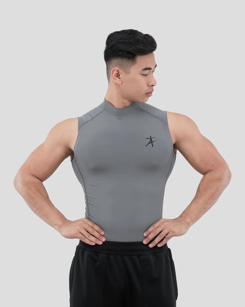 Hustle High Neck Compression Tank — photo 7