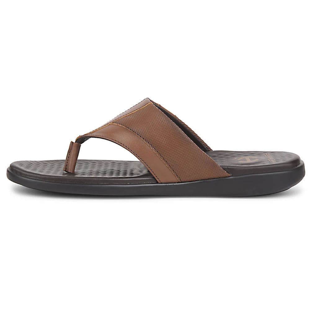 Healers Tan Casual Slipper For Men SOFTER-2 By Liberty — photo 3