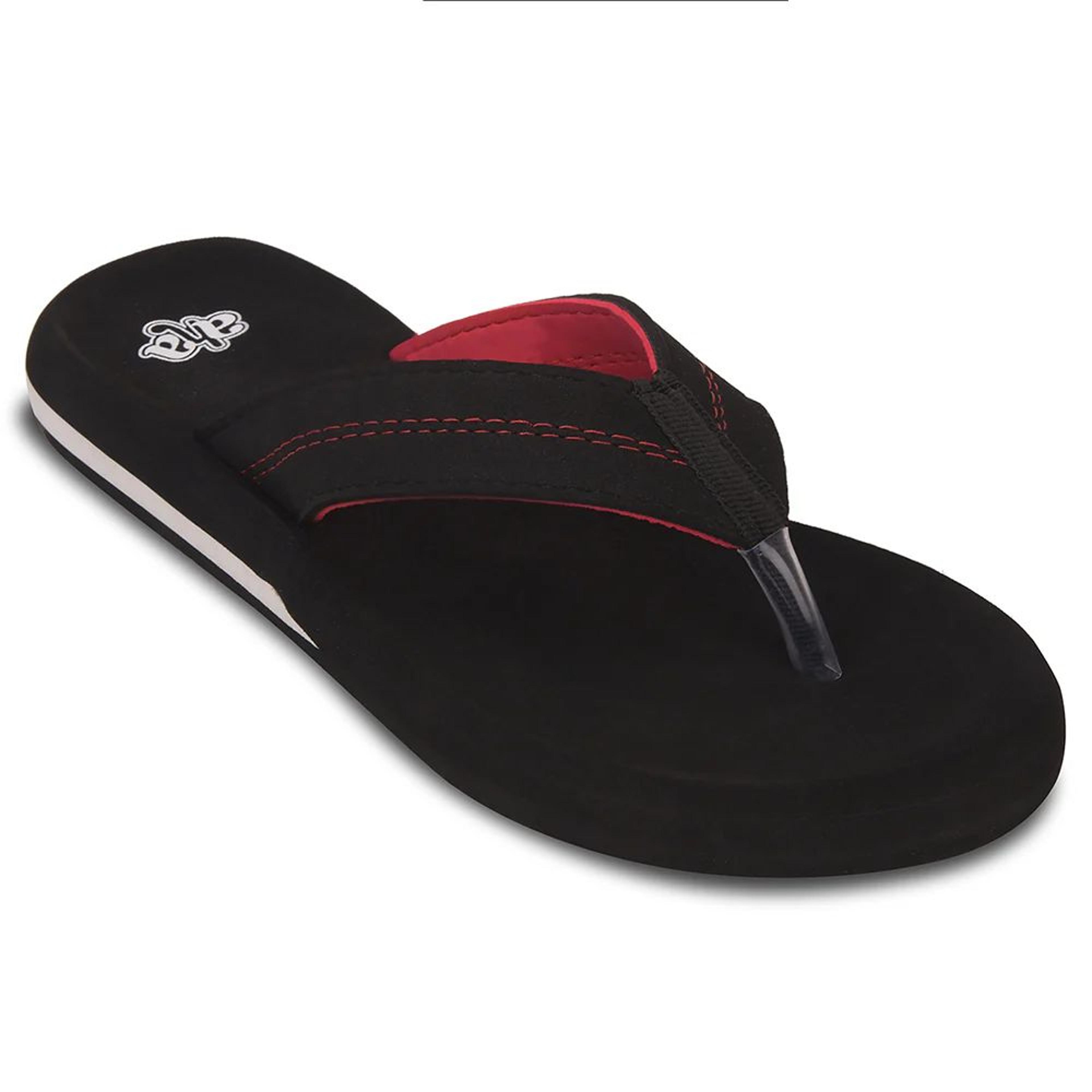 A-HA Black Casual Flip-Flops For Men EXACT By Liberty