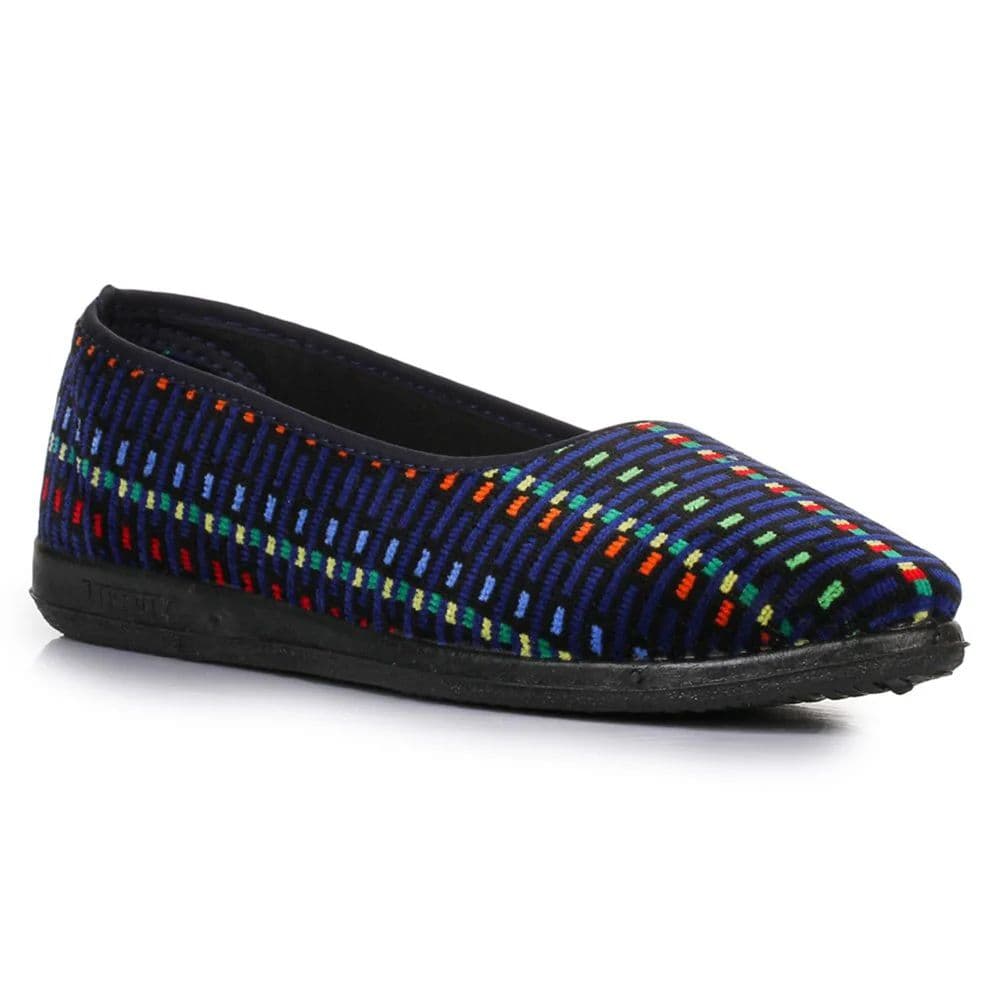 AHA Casual Non-Lacing Blue Ballerina Shoes For Women SPL. BELLY By Liberty — 3/36 / Blue