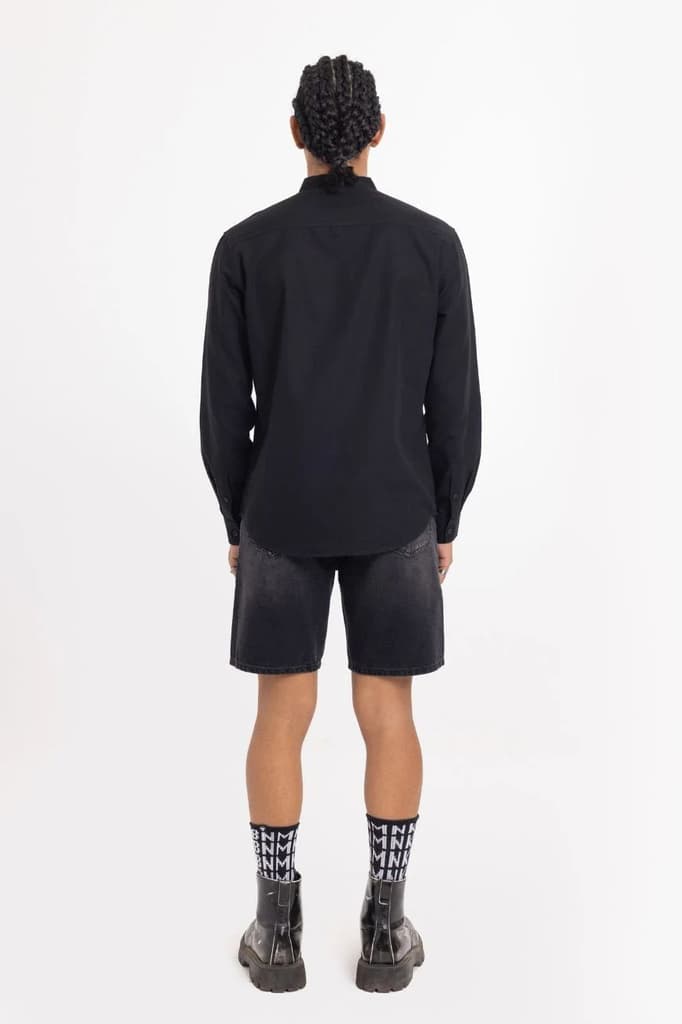 Linen Shirt // Black — photo 6