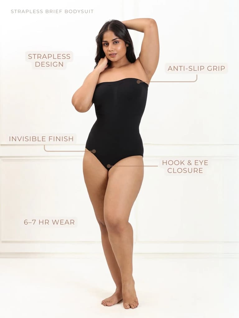 Strapless Brief Bodysuit — photo 2