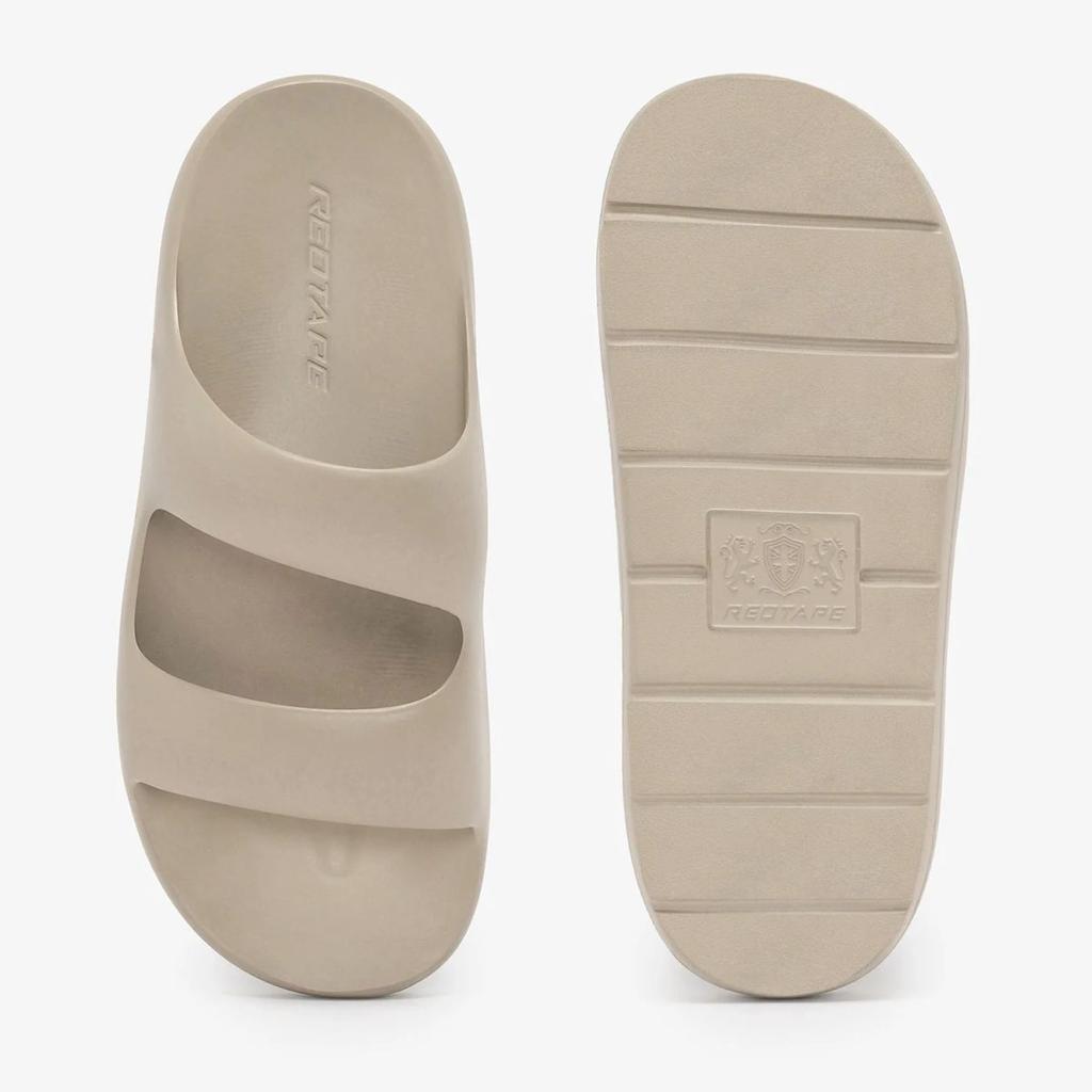 Mens Sliders in Beige | Casual Pool Sliders — photo 5