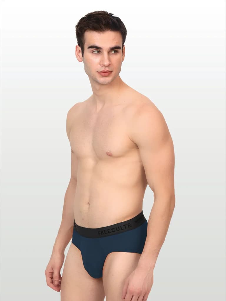 Men's Anti-Bacterial Micro Modal Brief in Contrast Waistband (Pack of 1)