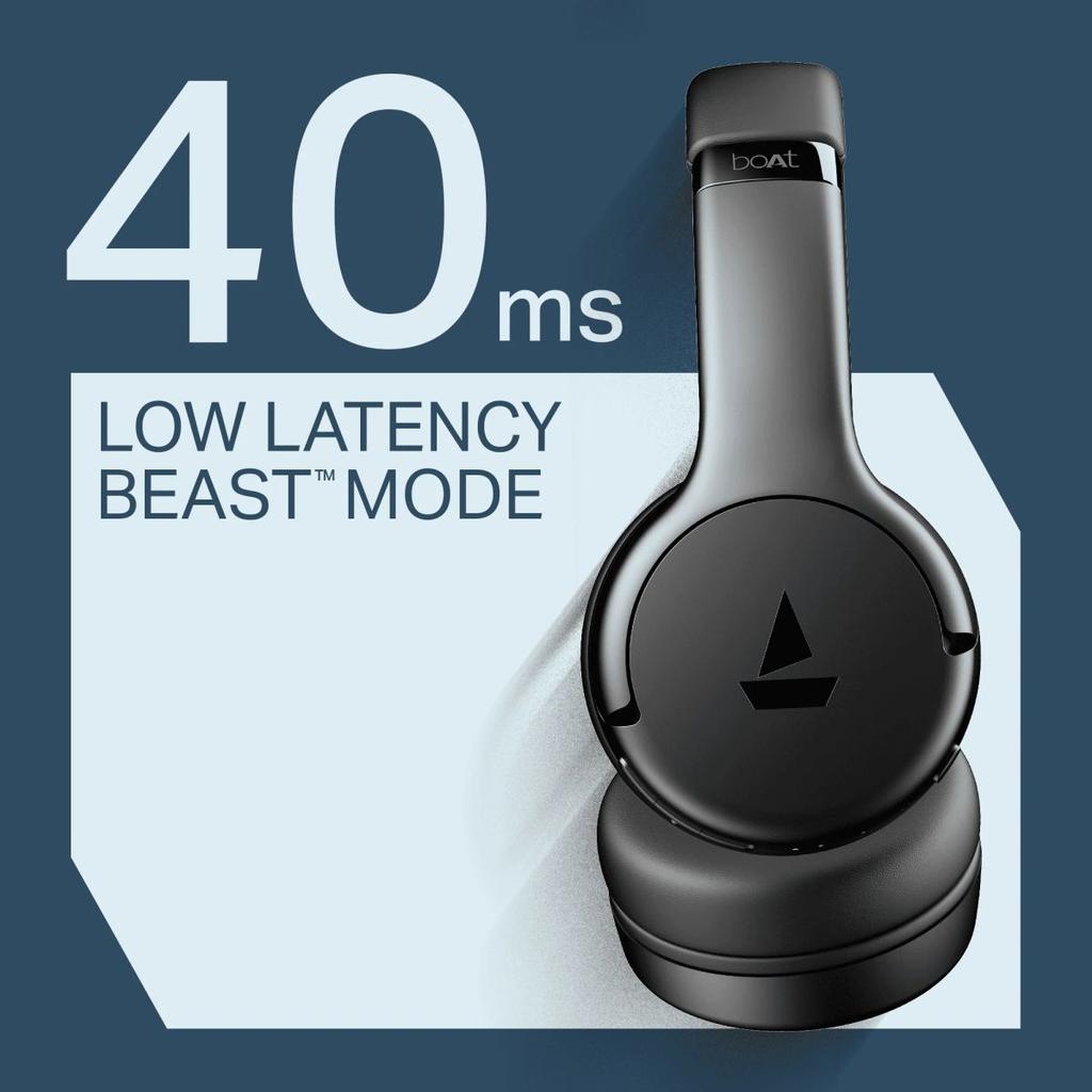 boAt Rockerz 411 | Wireless Headphones with 40mm Drivers, BEAST™ Mode, ENx™ Tech & 40H Playback — photo 2