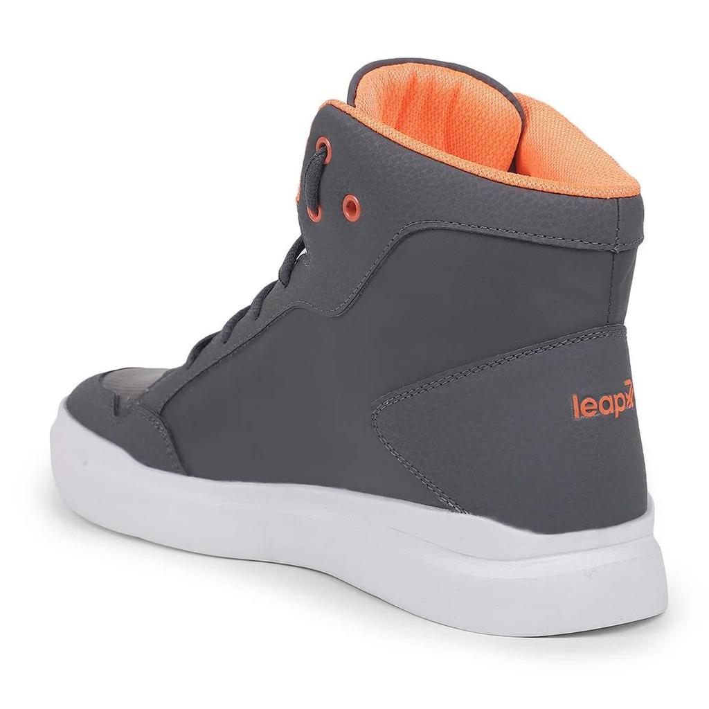 Leap7x Casual Grey Lacing Sneakers VENOUR-1E By Liberty — photo 5