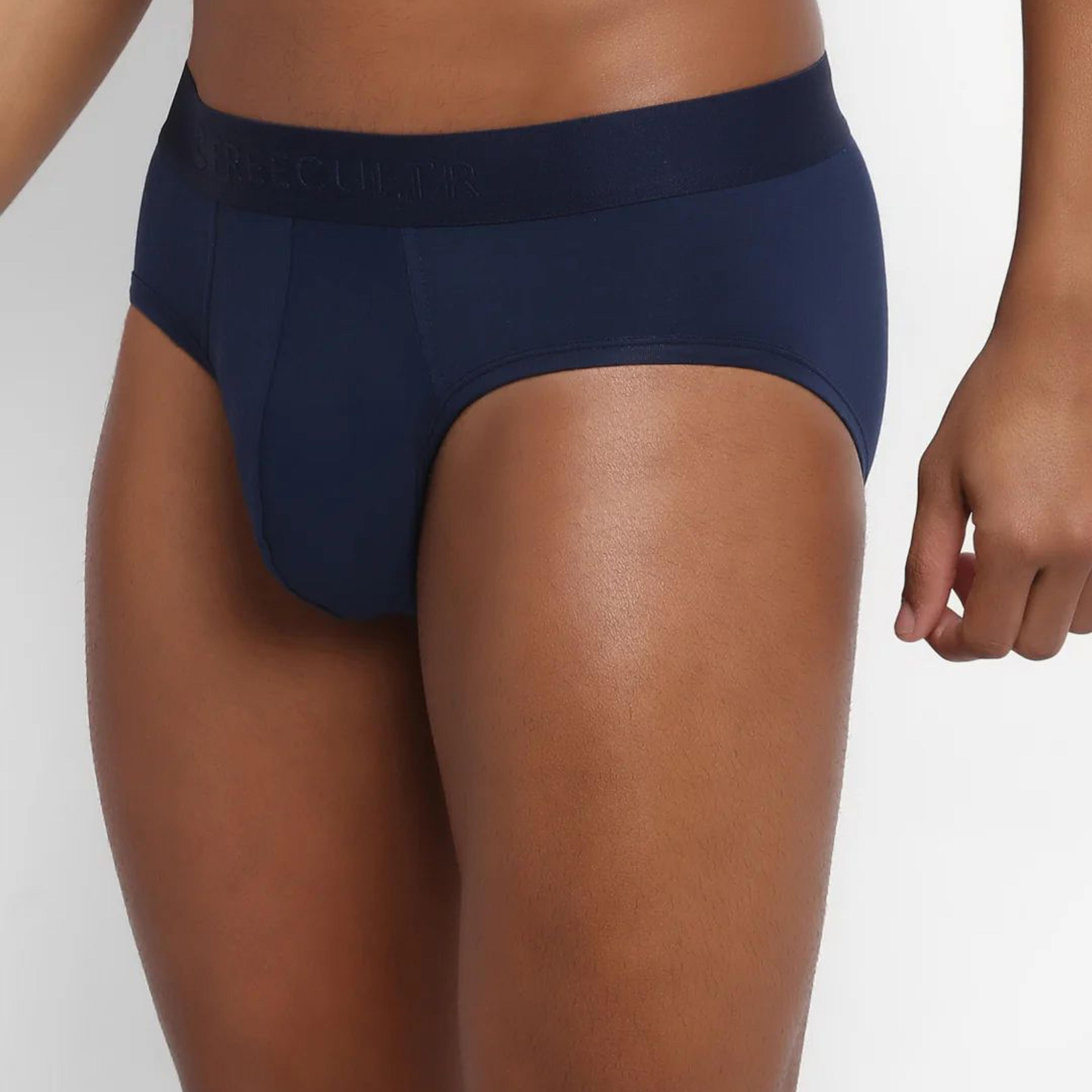 Men's Anti-Bacterial Micro Modal Brief in Solid Waistband (Pack of 1)