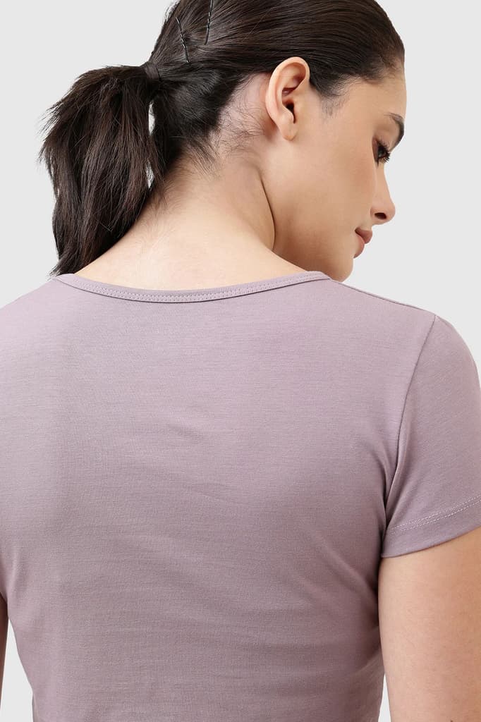 Peak Crop Top Mauve — photo 4