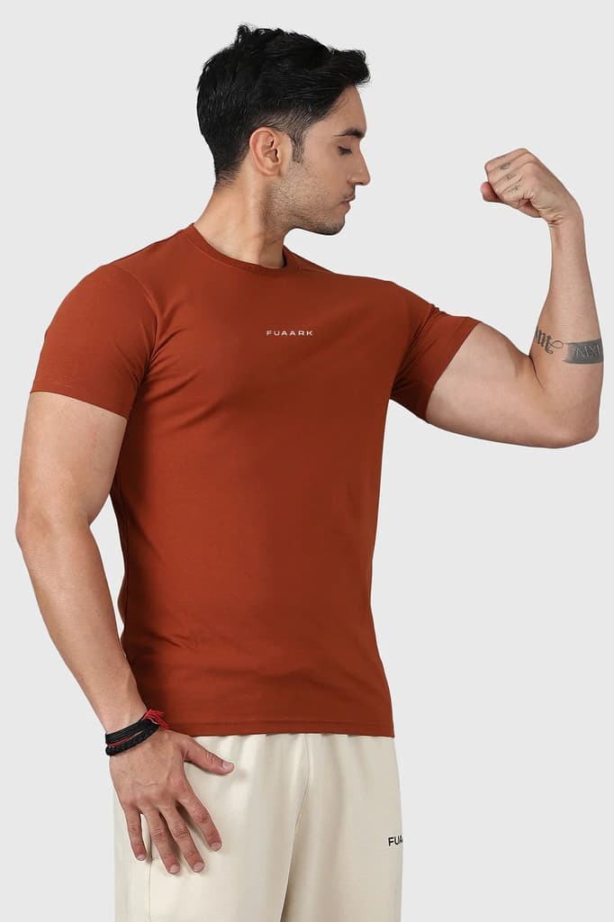 Legacy Crew Neck T-shirt Salsa Brown — S