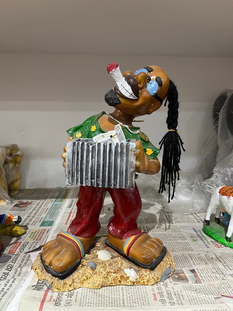 Bob Marley Bust | Statue | Ceramic | Red, Green, Yellow, Black, White