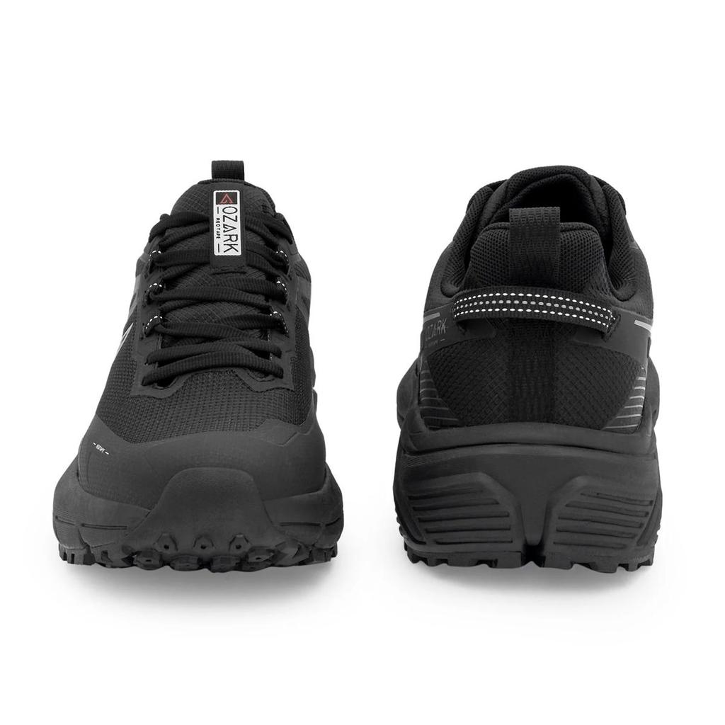 Ozark Black Hiking Shoes for Men | Low-Cut Outdoor — photo 4