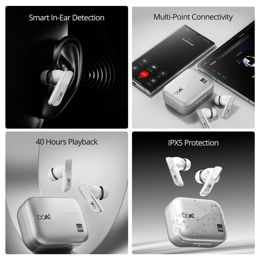 boAt Airdopes 800 HiDef | Wireless Earbuds with 40 Hours Playback, High-Res Audio with LDAC, AI ENx Technology — photo 6