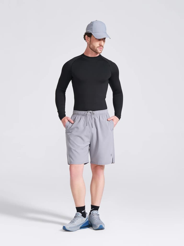 Men's Grey Regular Fit Shorts — photo 7