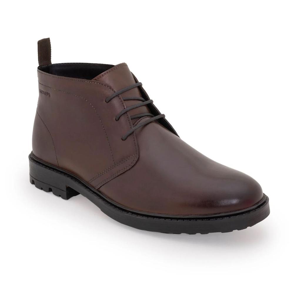 Mens Boots in Teak | Leather Chukka Boots — 6 / Teak