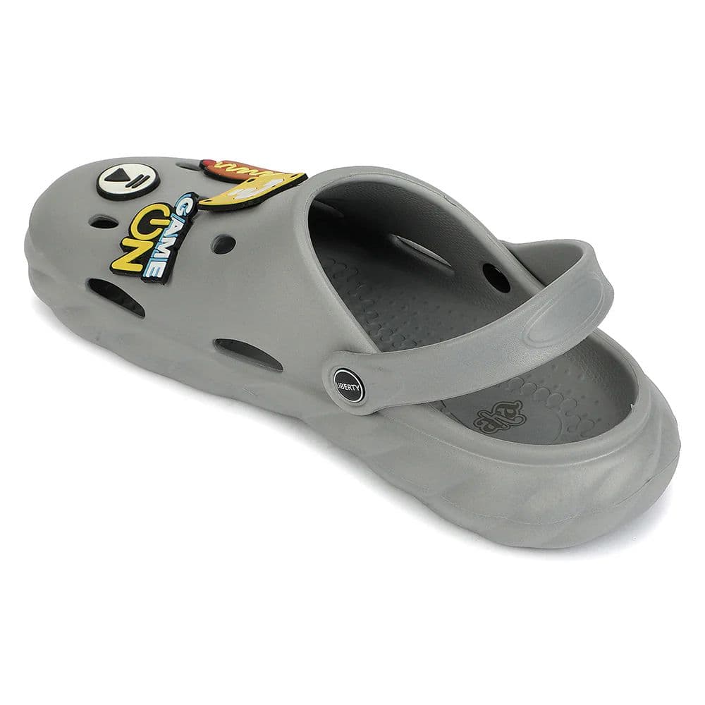 A-HA Light Grey Casual Clogs for Men BEACHWALKM by Liberty — photo 3