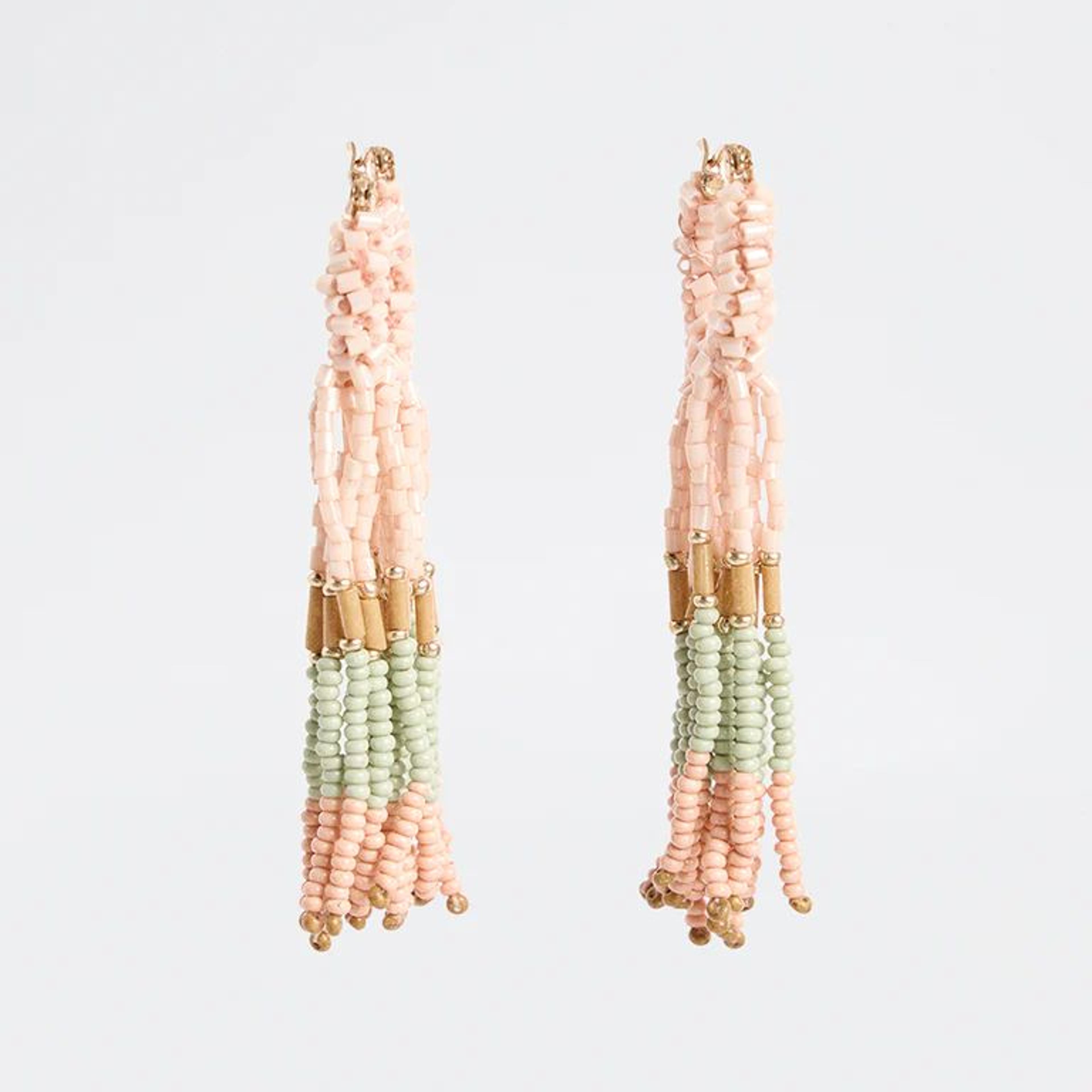 Westside Accessories Multicolour Beaded Dangler Earrings
