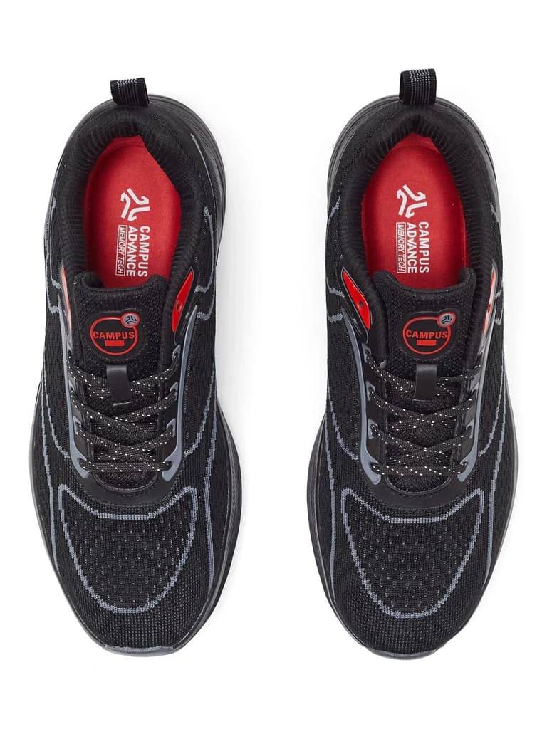 KRIVO Black Men's Running Shoes — photo 6