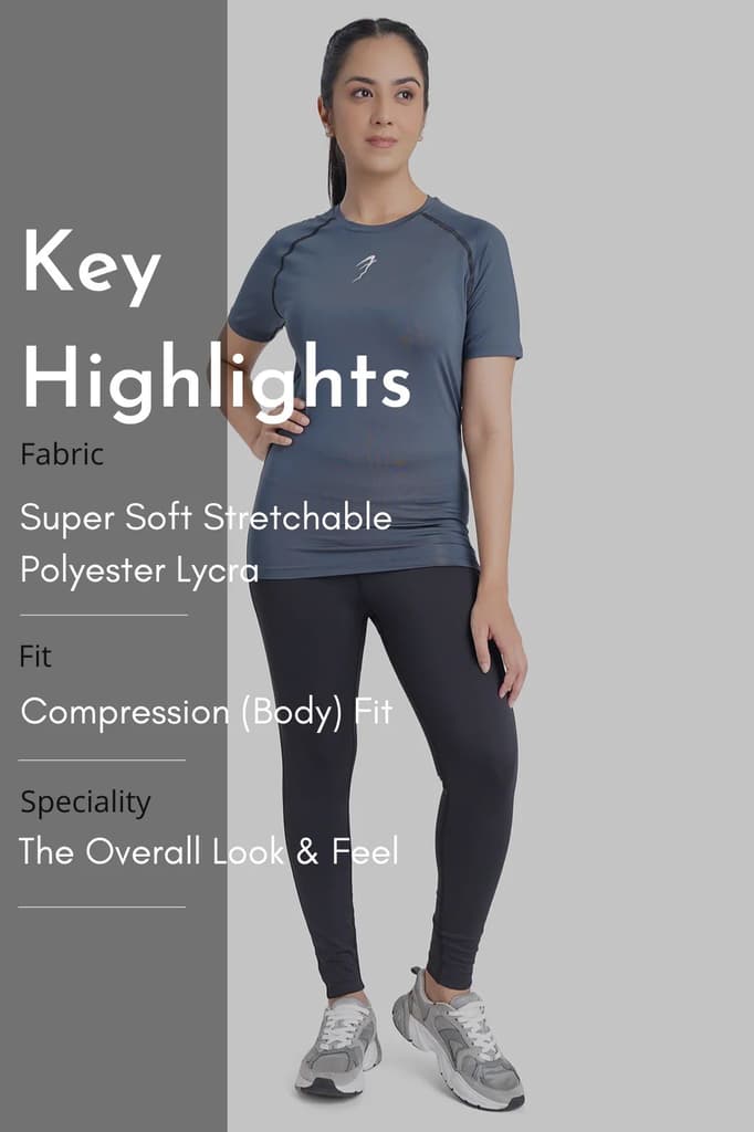 Compression T-shirt Grey — photo 7