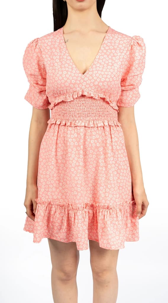 Pink Floral Fit & Flare Dress — photo 2