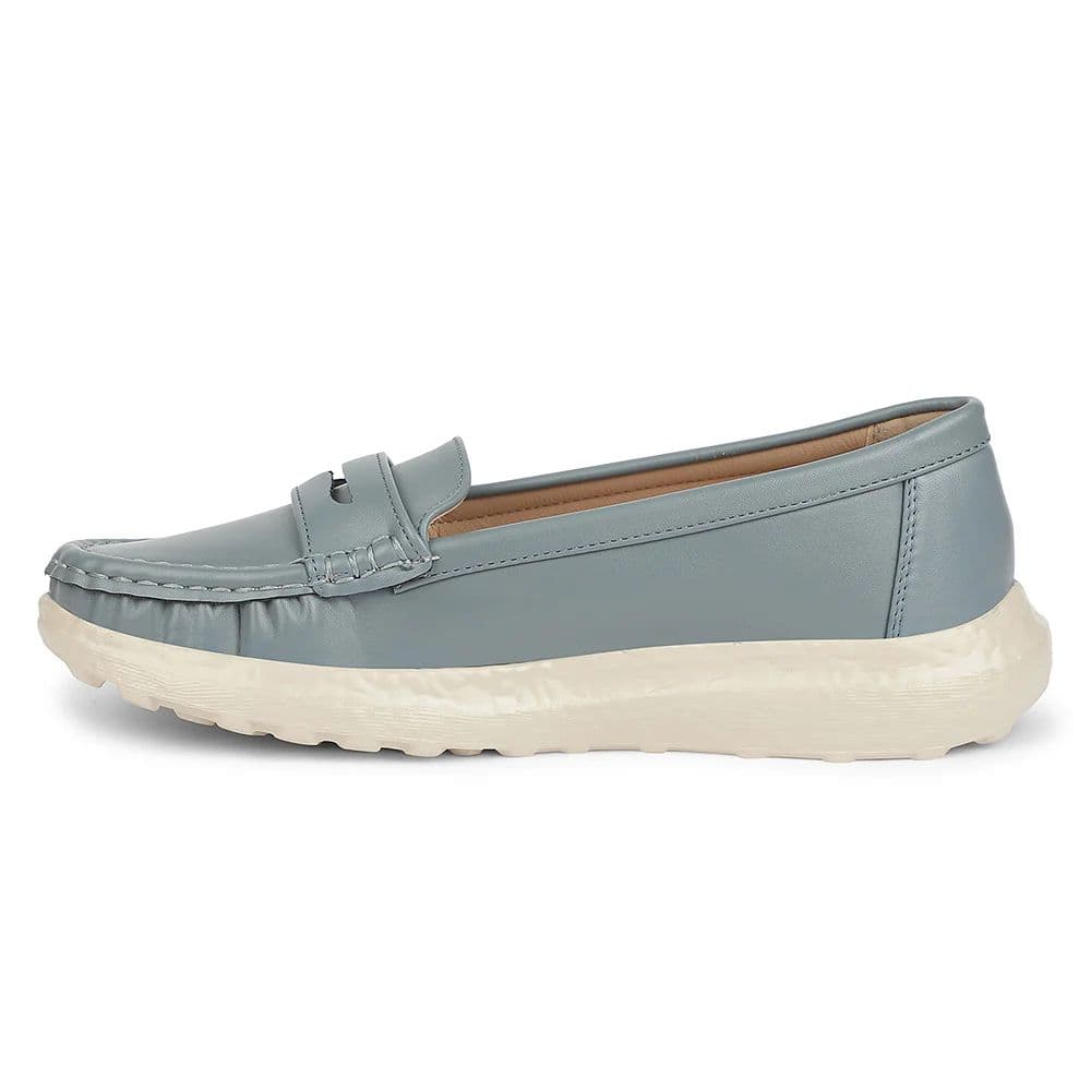 Healers Sky Blue Casual Flat Ballerina for Women ZQ-FDBL-11 by Liberty — photo 3