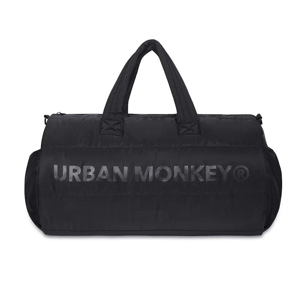Puffer Duffle Bag // Black On Black