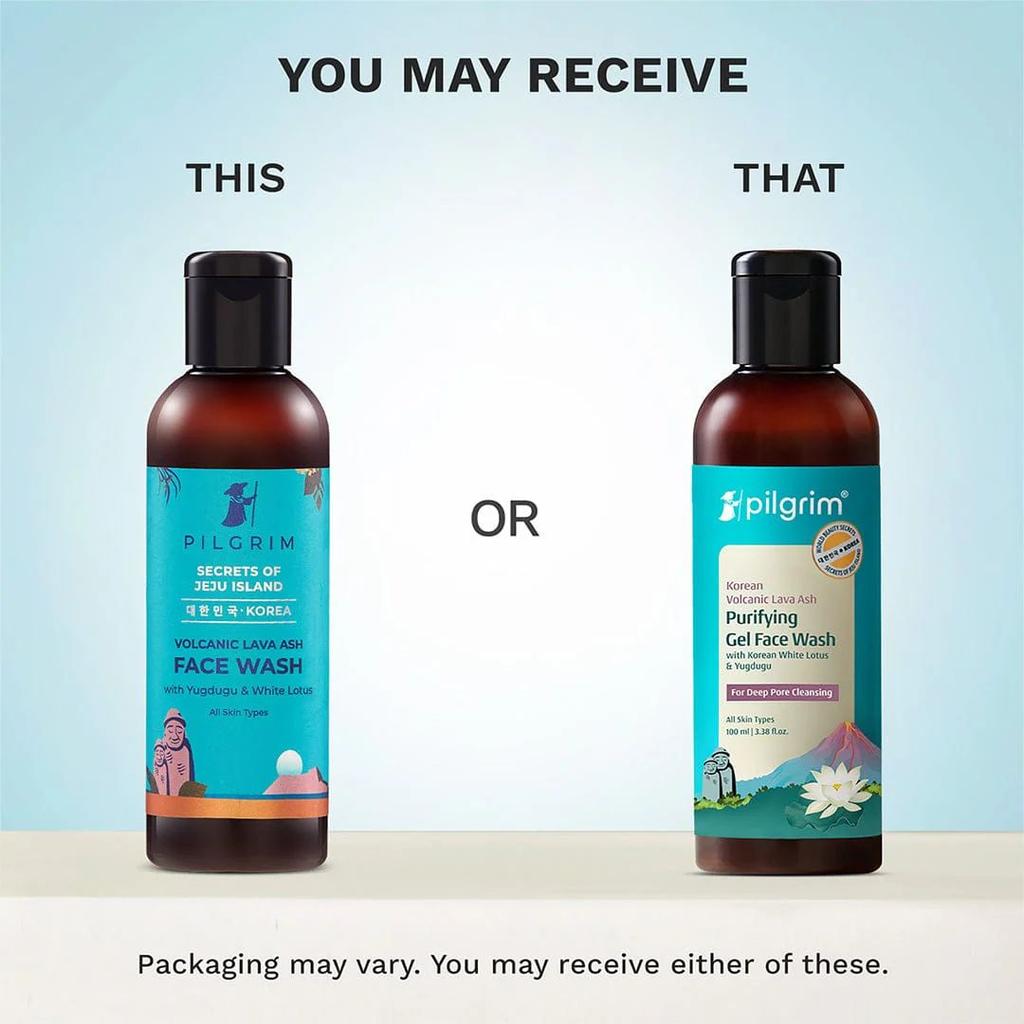 Korean Volcanic Lava Ash Purifying Gel Face Wash with White Lotus & Yugdugu