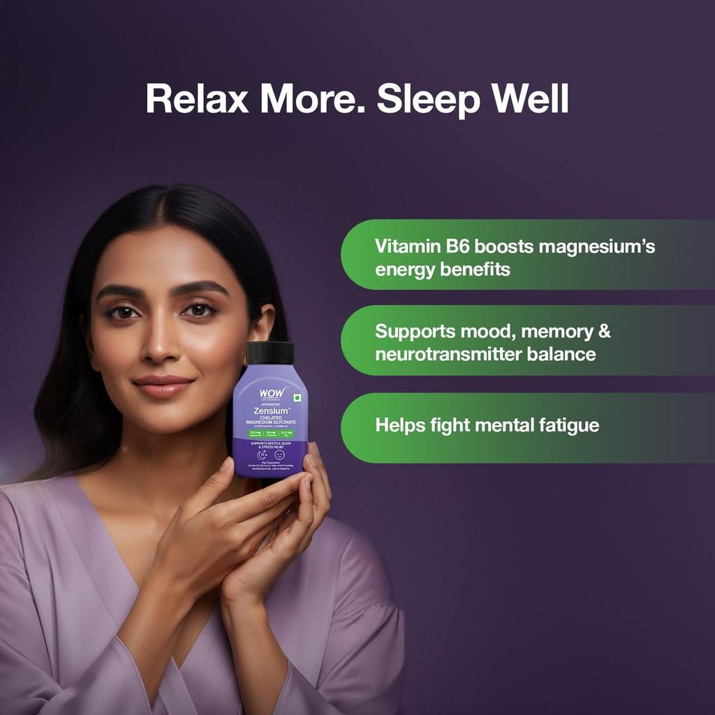 Zensium Chelated Magnesium Glycinate Enhanced Calmness & Daily Balance
