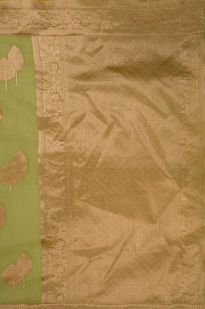 Mimosa Women's Woven Design Banarasi Style Art Silk Saree With Blouse Piece : SA00001756OLFREE — photo 5