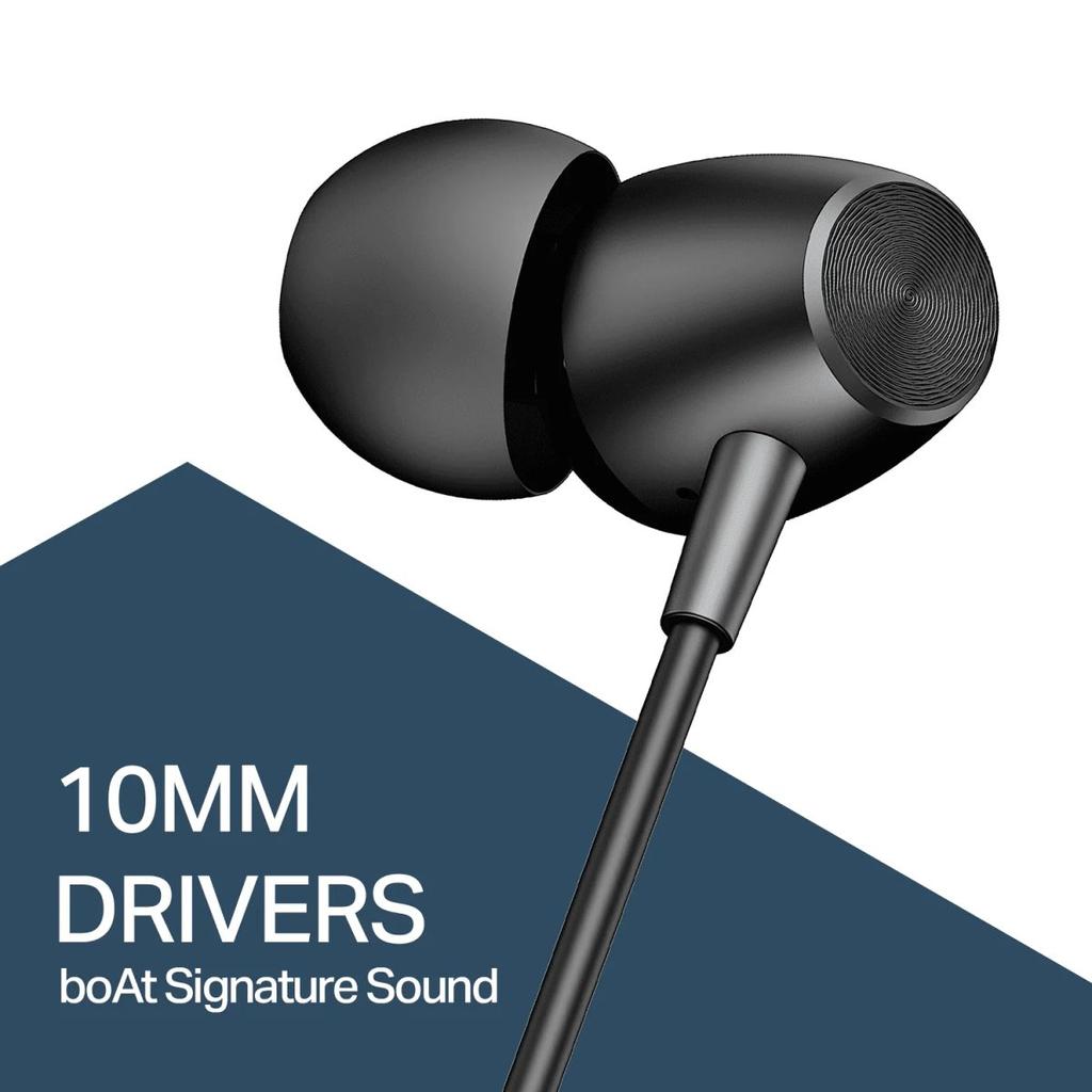 Bassheads 55 | Wired Earphones with 10mm Drivers, Metallic Buds, In-Line Mic & Lightweight Design — photo 3