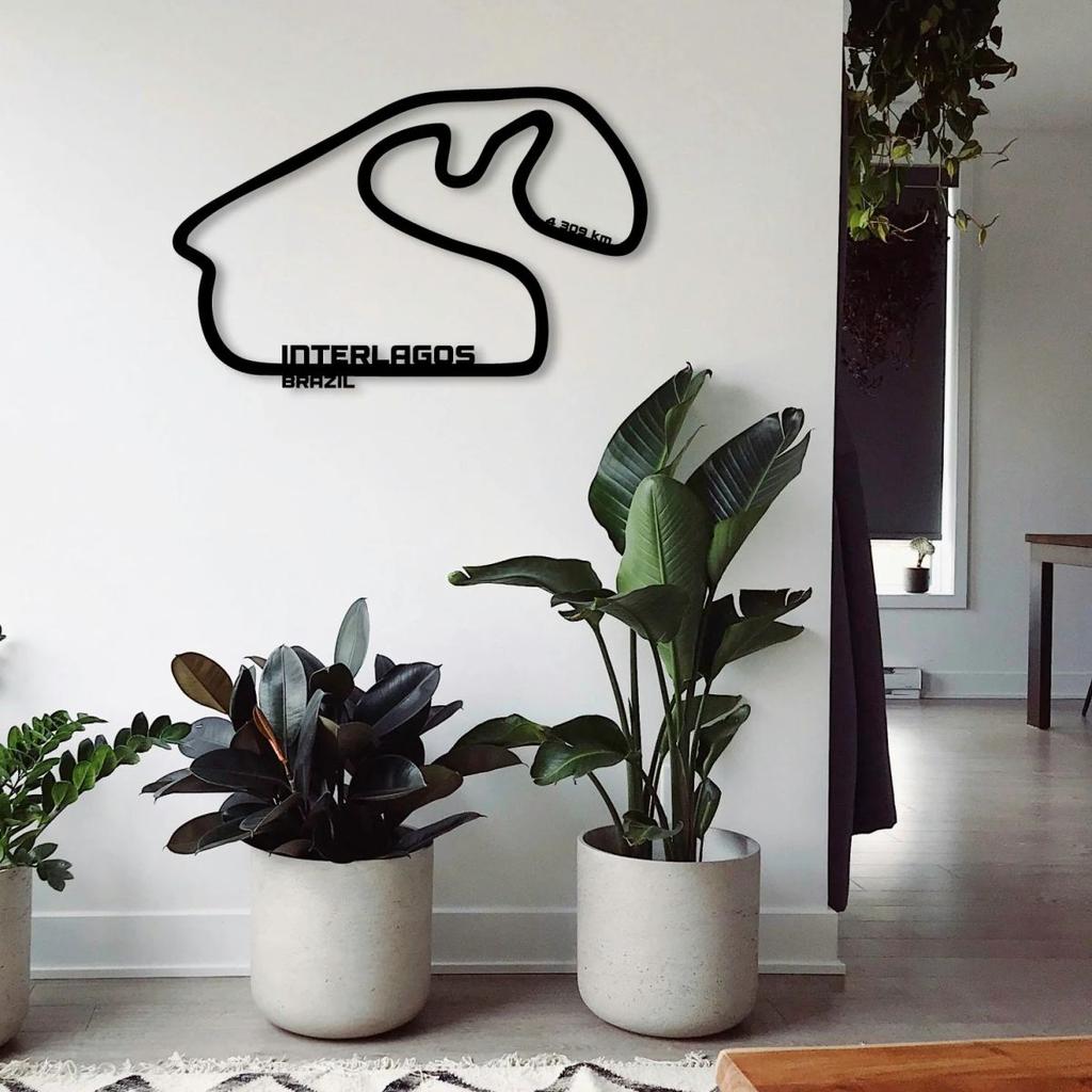 INTERLAGOS AUTODROMO JOSE CARLOS PACE METAL WALL ART — photo 2