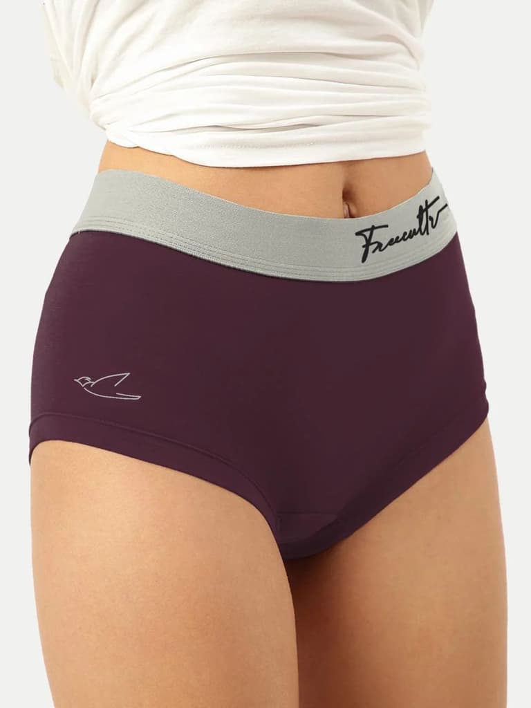 Women's Micro Modal Solid Waistband Boxer Brief With Cult Waistband (Pack of 5) — photo 8