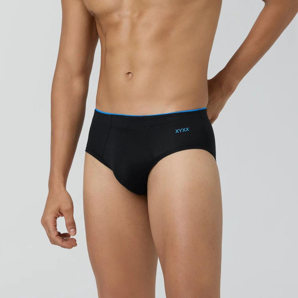Super Combed Cotton-Modal Briefs - Black Knight — photo 6