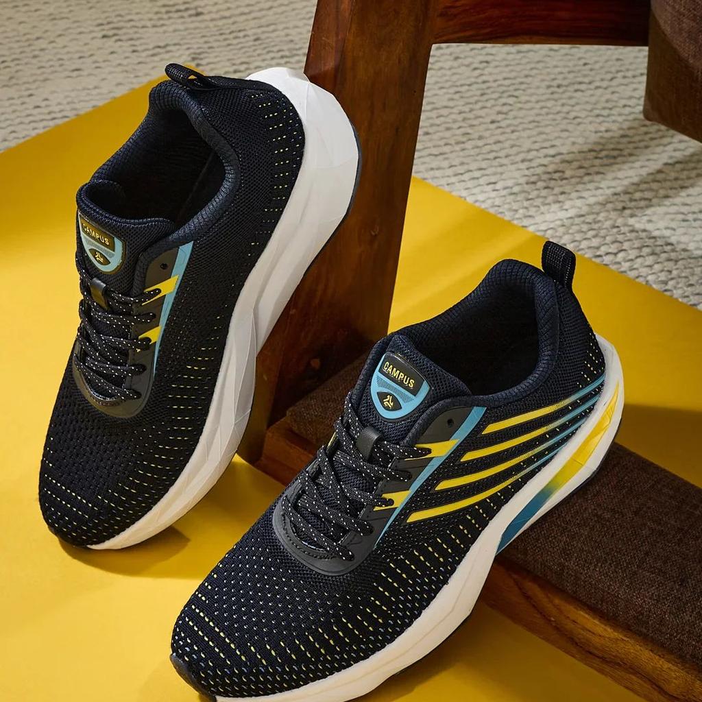 AMPOR Navy Men's Running Shoes