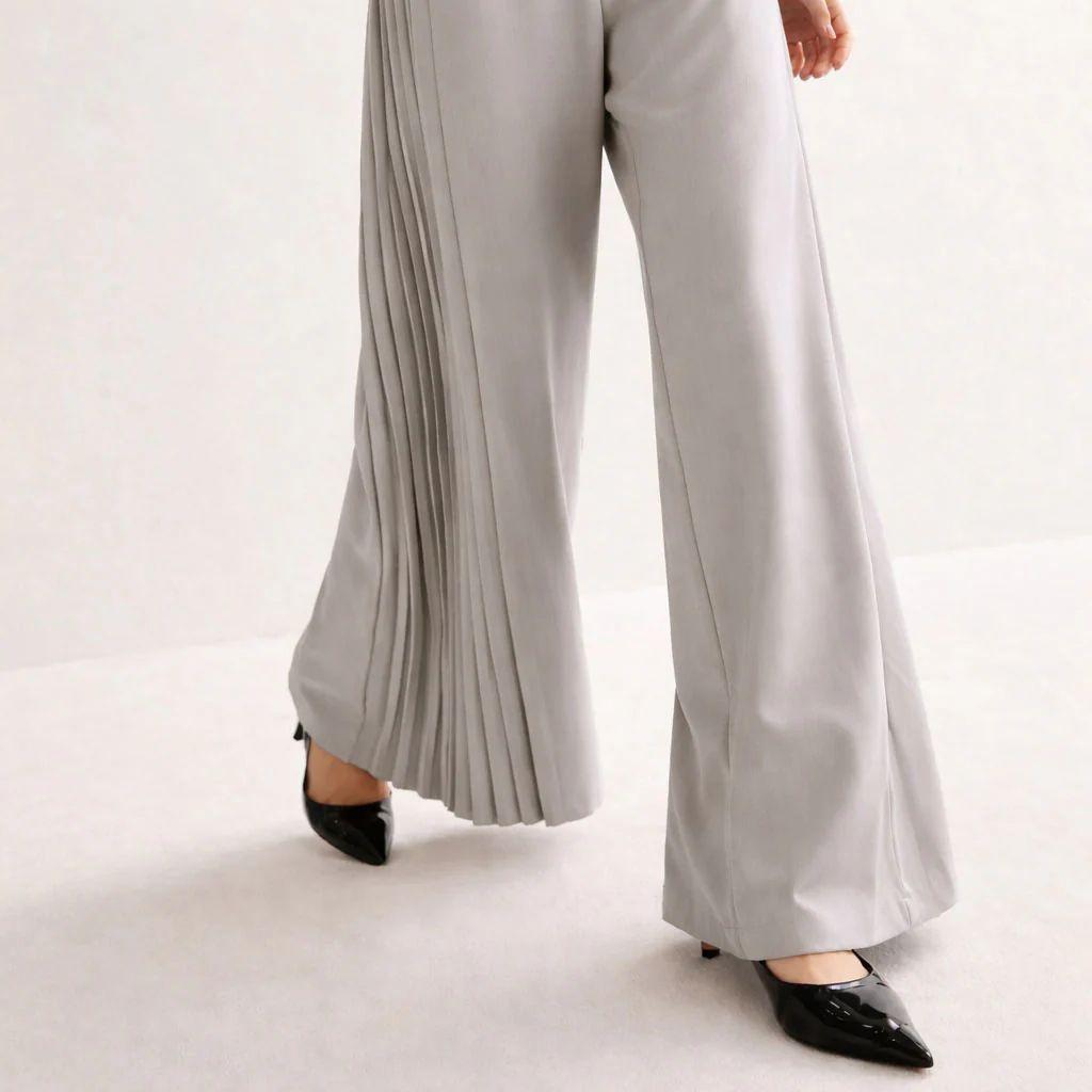 Pleat Please Wide Leg Pants — photo 8